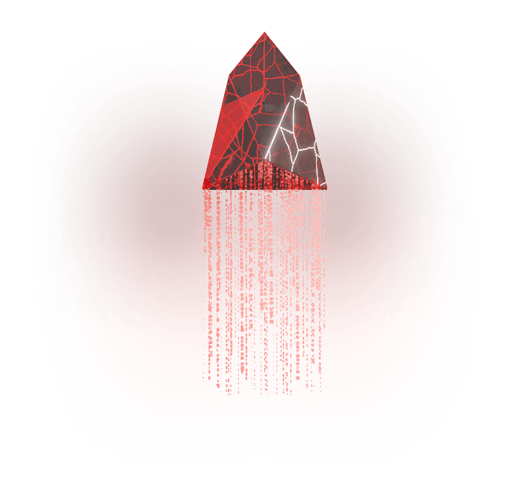 Red shard tall crystal image