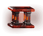 Red crystal house