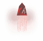 Red shard tall crystal image